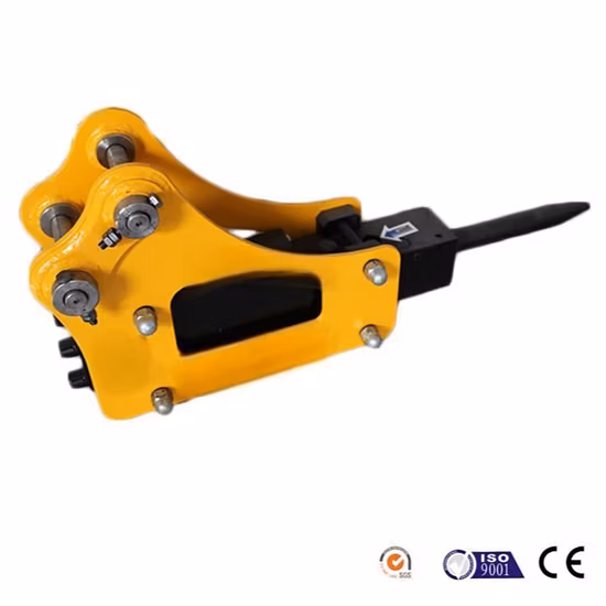 Top Type Rock Hammer Hydraulic Jack Hammer Excavator Hydraulic Breaker for Sale 0.8-60ton Excavator Steer Skide Loader