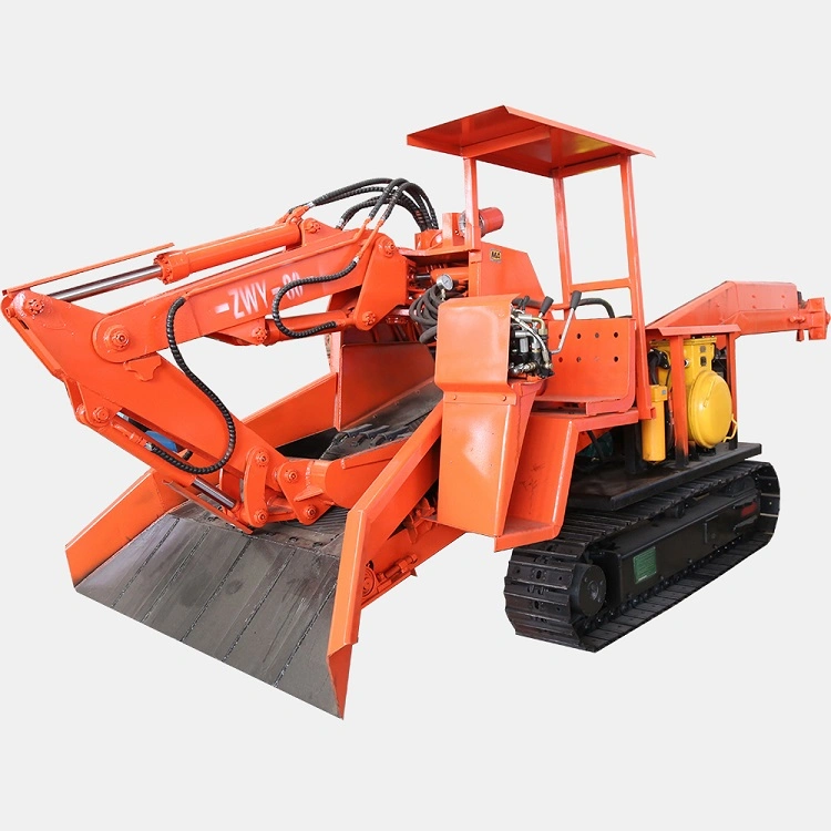 Pretty Quality Zwy-80 Underground Coal Mine Tunnel Crawler Mining Mucking Loader